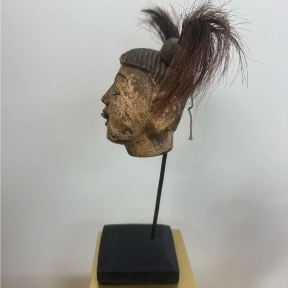 Burmese Animated Puppet Head on stand